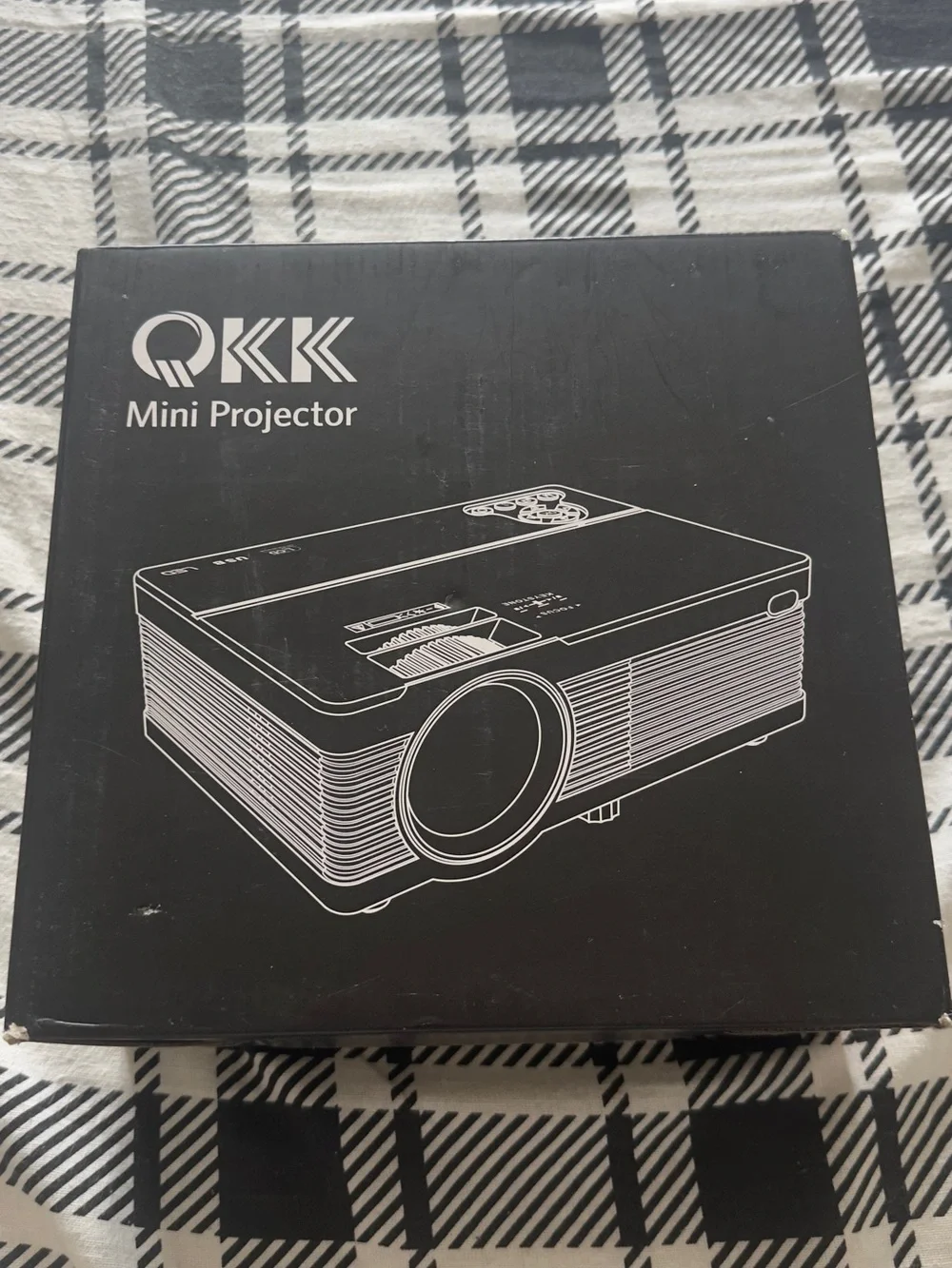 QKK Mini Projector Box in Black